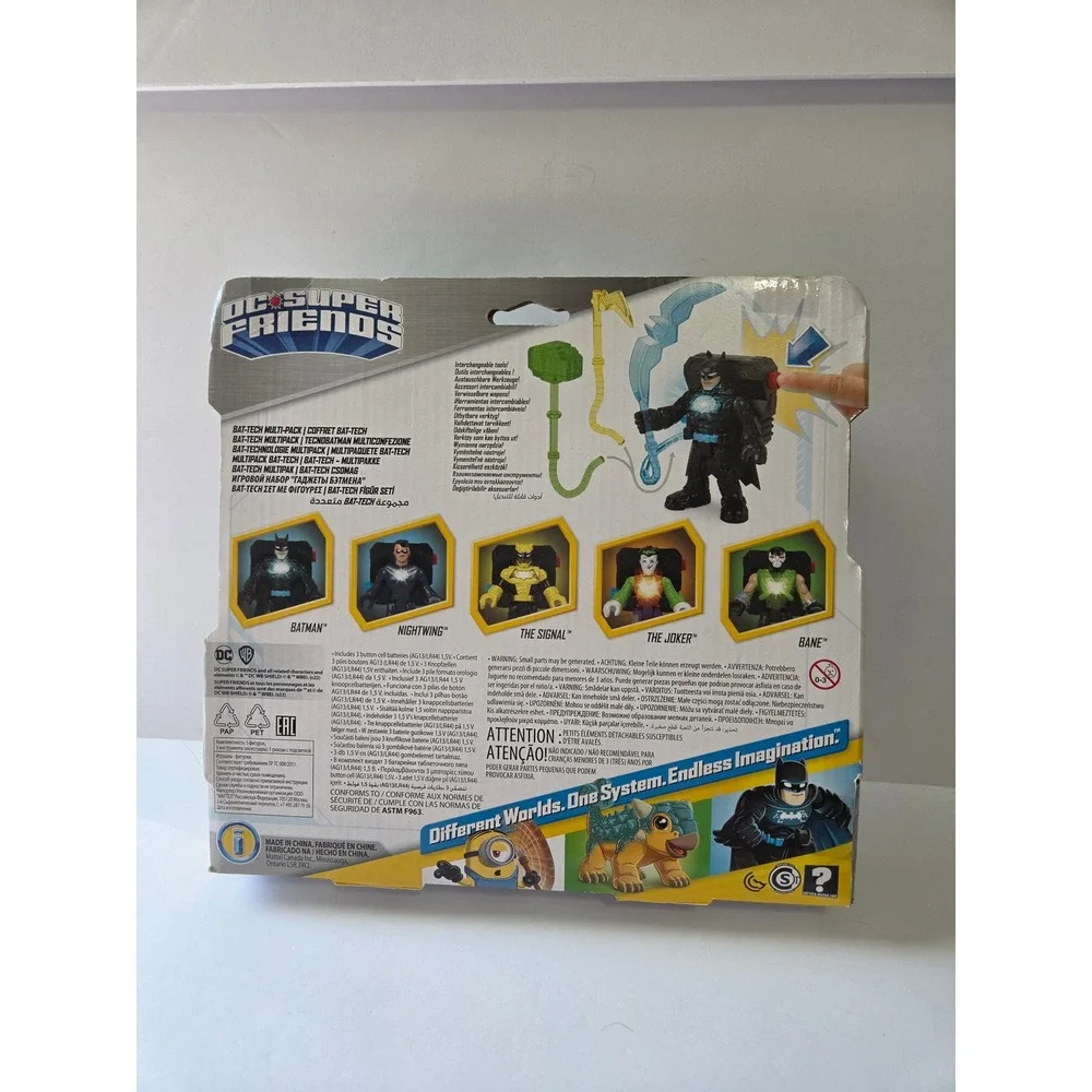 Imaginext DC Super Friends Bat-Tech Multi-Pack Batman Joker Bane Figures GXD67